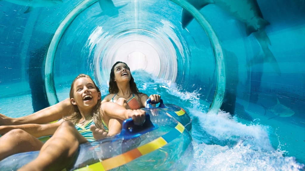 Atlantis aquaventure shark slides